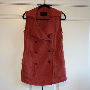 Banana Republic Sleeveless Rust Vest, Size XS